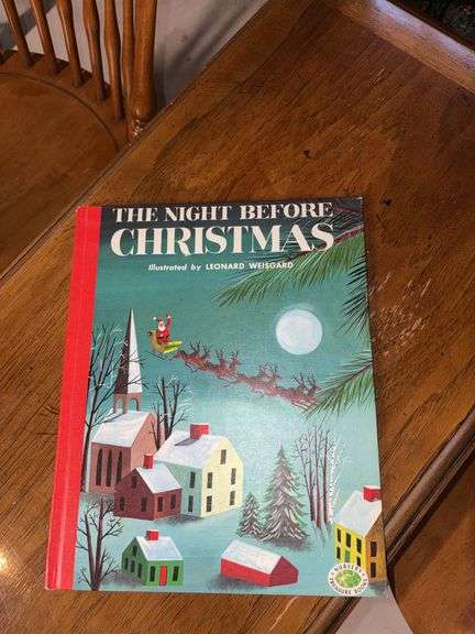 1973 reprint of 1949 “The Night Before Christmas” image