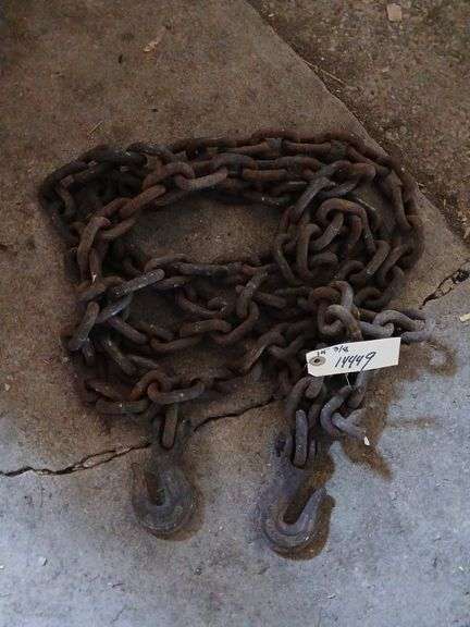 3/8 x 14’ log chain, double hook image