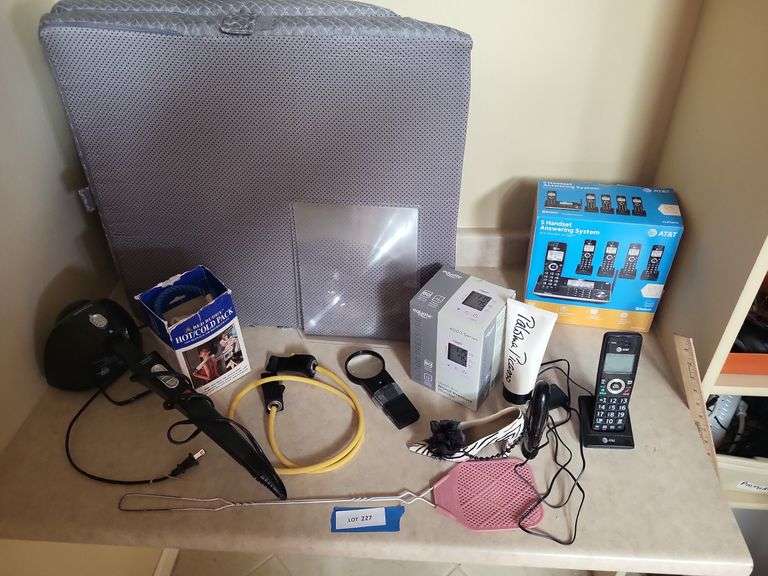 Phones, wedge cushion, blood pressure machine image