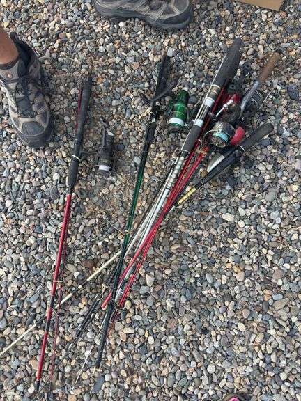 Fishing poles image