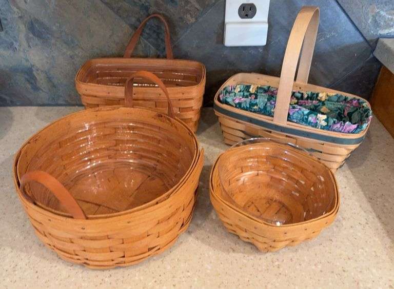 Four Longaberger baskets image