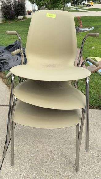 3 stacking chairs image