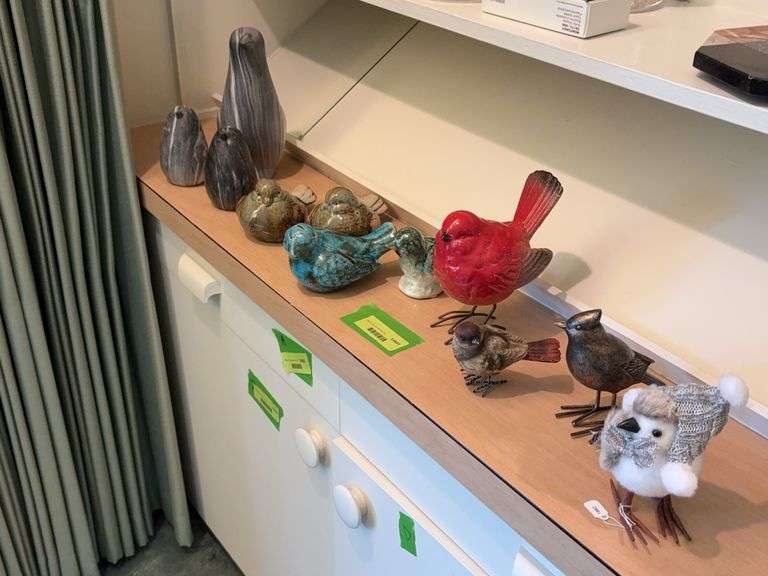 A flock of birds image