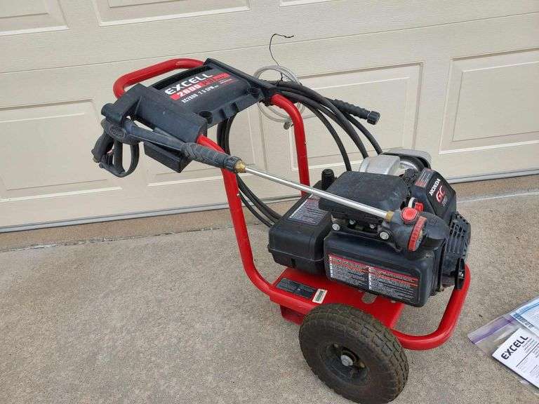 Excel 2600 psi Power Washer-owner says has not used in 2 years but was stabilized when put away image