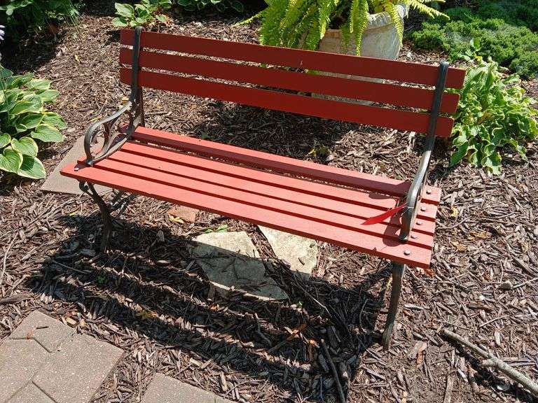 48" park bench image