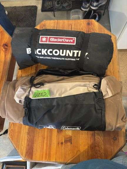 Coleman air bed and self inflating sleeping mat Glacier Dave image