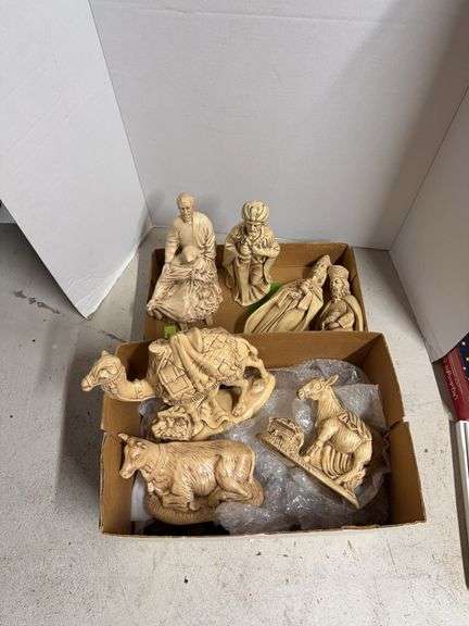 Ceramic nativity set image