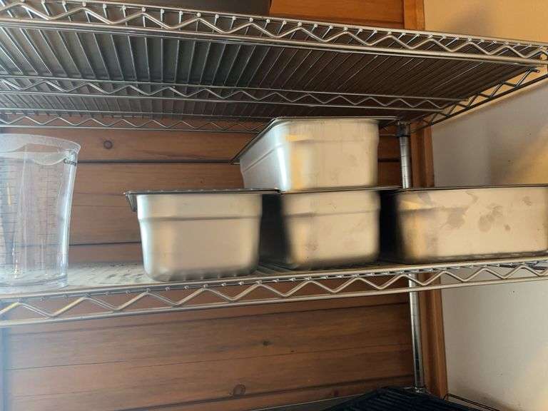 Stainless containers, fondue set image