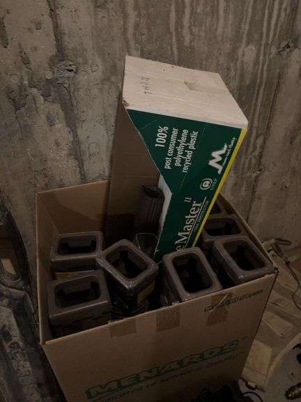 Plastic Down spouts-brown - All new image