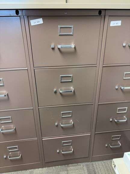 4 drawer file cabinet legal size, no lock image