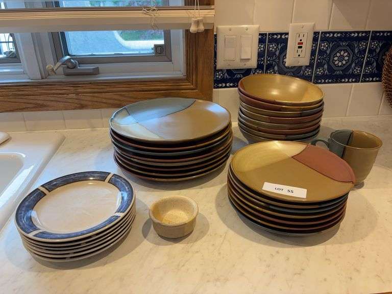 Sandi Stoneware dishes-not complete set image