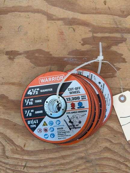 Warrior 4.5” cut off wheels (11) image