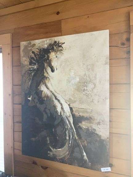 Horse wall art 30x40 image