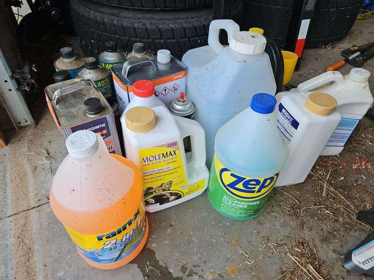 TruFuel Cans, Oils, Antifreeze,  Zep Cleaner, Stihl metal Can New (Bring Box to Pack) image