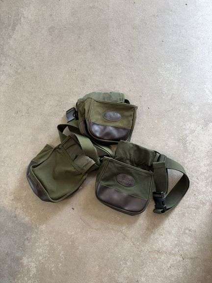Three trap shotgun shells belt bags image