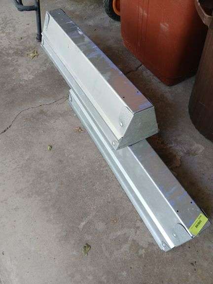 2 metal folding sawhorses image