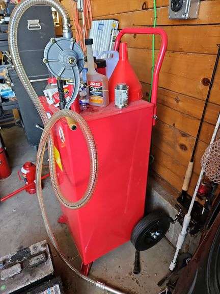 Portable Fuel Caddie with Contents on Top image