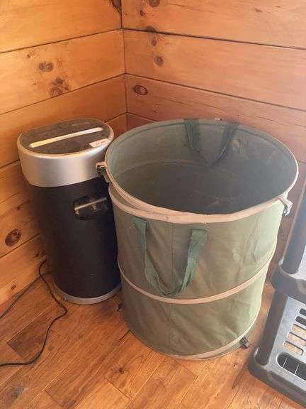Portable trash can, Shredder image