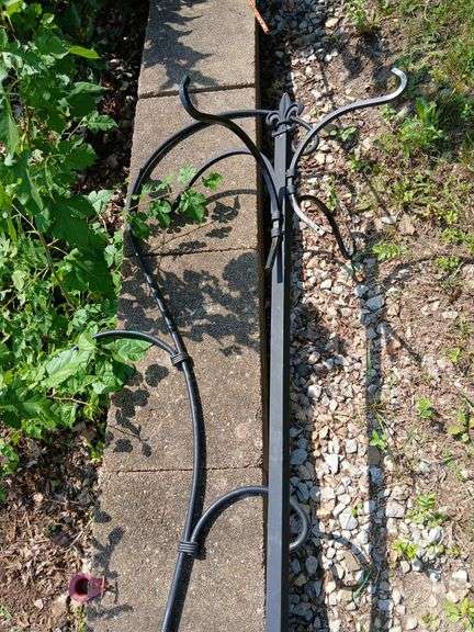 Shepard hook and plant hanger image