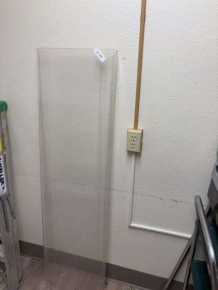 Two pieces of plexiglass 16x60 1/2 image