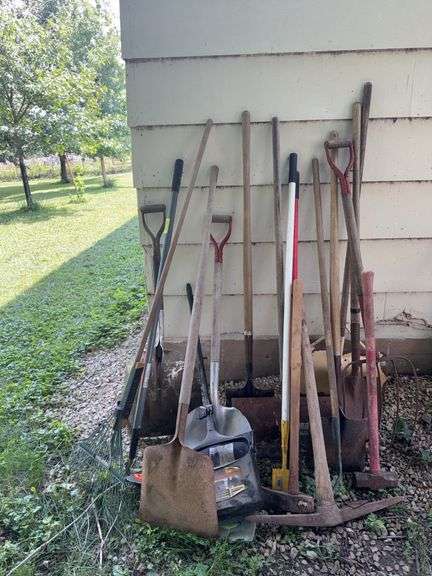 Long handled yard tools as shown image