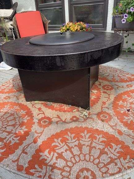 Copper Propane Firepit-Claim #7009280329-1-1 "SALVAGE" image