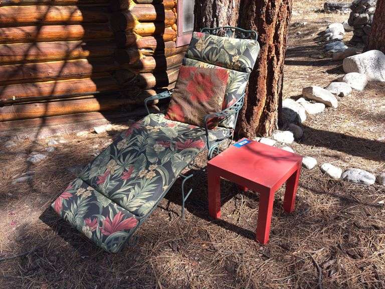 Wrought iron rocking lounge image