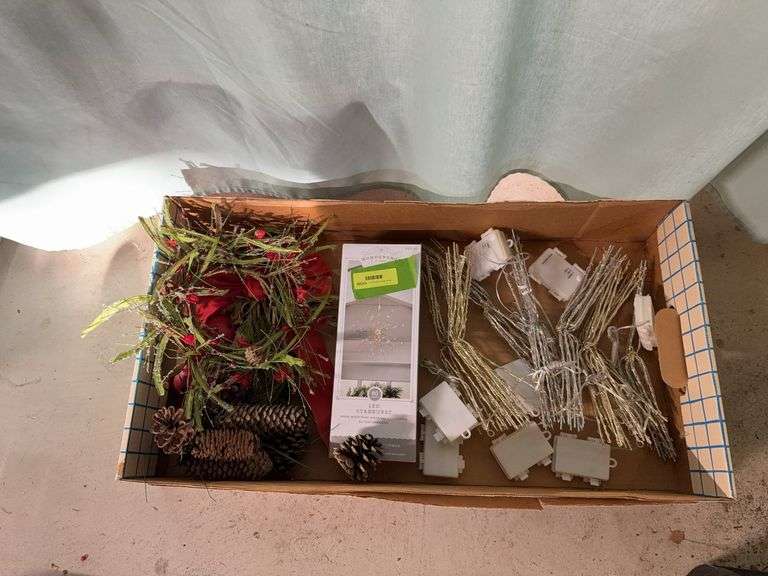 LED Starburst hanging stars and homemade hanging bulb decor image