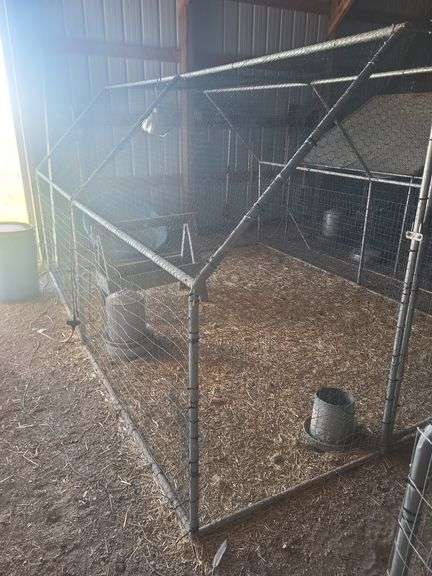 Wire cage 9x12x6 will need disassembled (we recommend wearing mask and gloves to remove this item) image