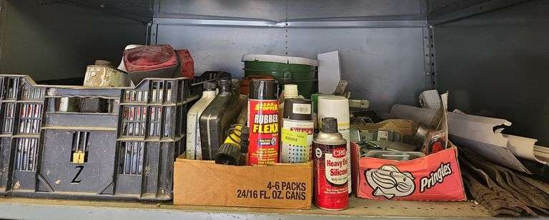 Paints, auto fluids, new off road lights, trailer stake brackets etc... image