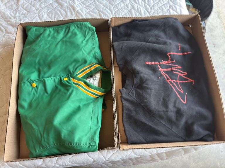 Vintage Sting sweatshirt, and vintage Little River band size XL jacket image