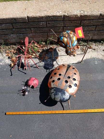 Pair of ants and a pair of lady bugs image