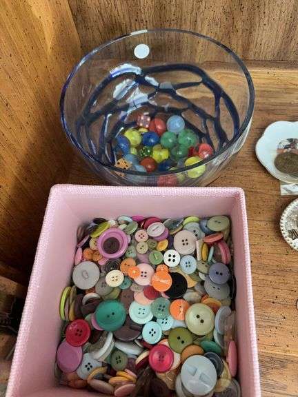Marbles and buttons image