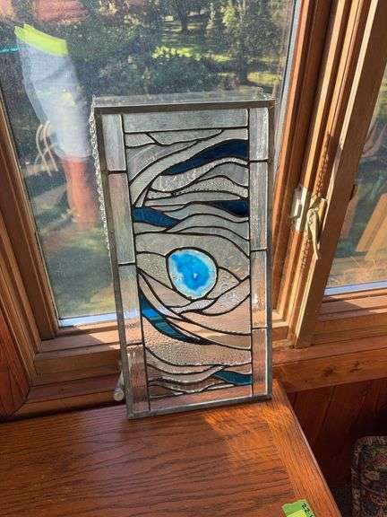 10x20 leaded stained glass hanging image