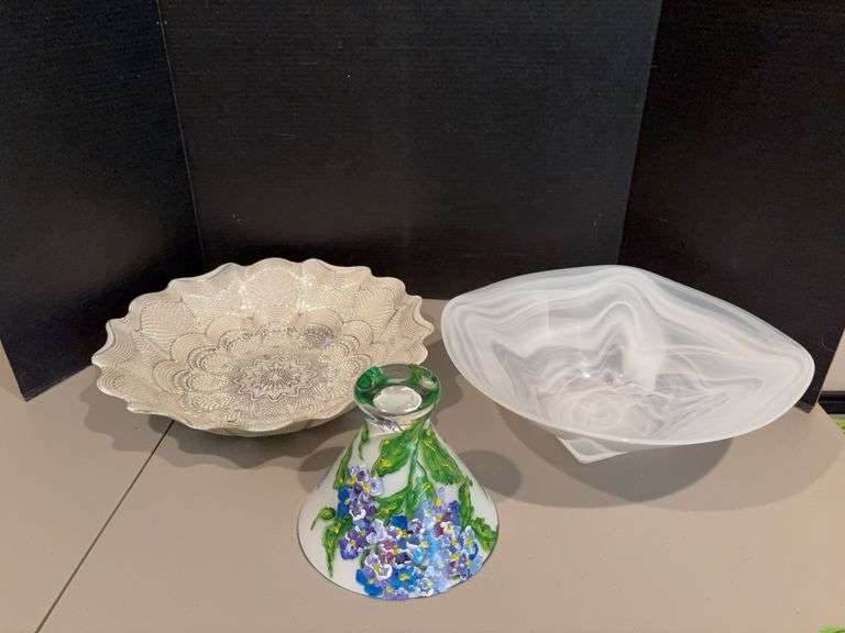 Three pieces fancy glass image