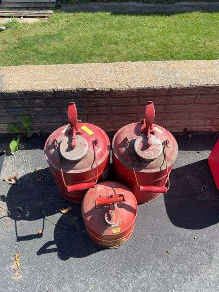Three safety gas cans image