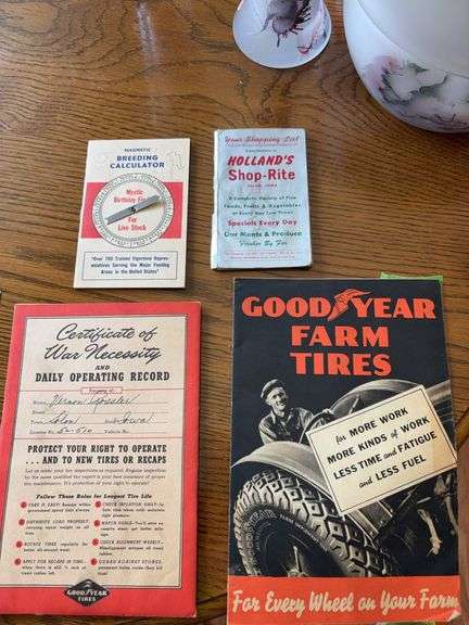 Old paper goods image