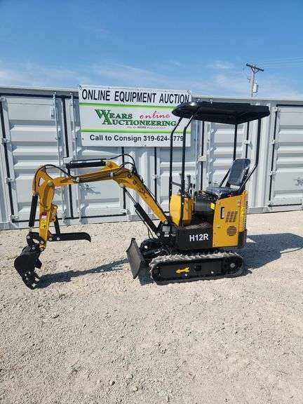 Mini Excavator	CFG	2025		H12R	EPA	420cc Gas Engine with EPA, 14IN Bucket, 4FT Long Tracks, 36.5IN Wide Base, 6IN Wide Tracks, Hydraulic Boom & Bucket Controls. SN #0712B8009, SOLON image