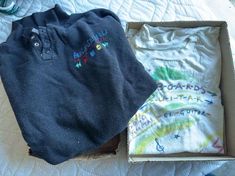 Paul McCartney press to play pullover sweatshirt and McCartney T-shirt image