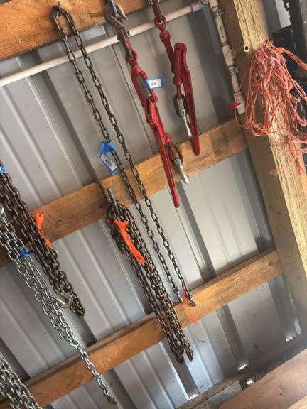 Three light duty chains 8 foot and 18 foot plus another 8 foot image