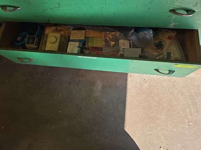 Drawer 2 contents-electrical supplies as shown image