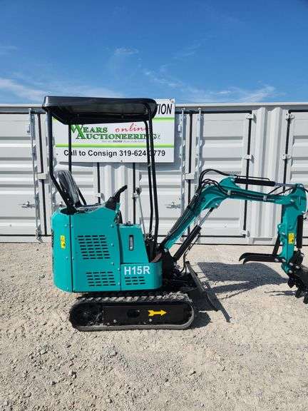 Mini Excavator	CFG	2025		H15R	EPA	420cc Gas Engine, 8.6KW, 15IN Bucket, 4FT Long Tracks, 6IN Wide Tracks, 38.5IN Wide Base, Hydraulic Boom & Bucket Controls ,with pilot system, SN # 0711W0002, SOLON image