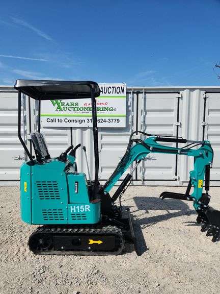 Mini Excavator	CFG	2025		H15R	EPA	420cc Gas Engine, 8.6KW, 15IN Bucket, 4FT Long Tracks, 6IN Wide Tracks, 38.5IN Wide Base, Hydraulic Boom & Bucket Controls ,with pilot system, SN #0711W0003, SOLON image