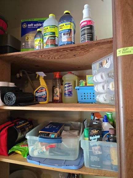 Cleaning supplies of all kinds image