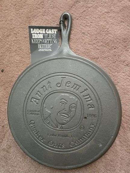 Lodge cast iron Aunt Jemima skillet image