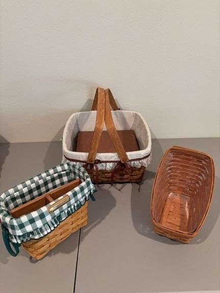 Three Longaberger baskets image