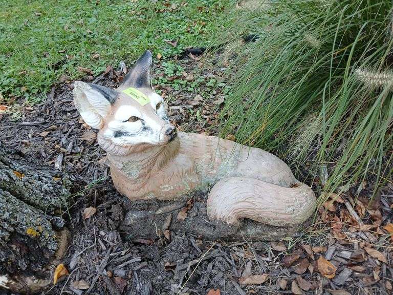 Cement fox image
