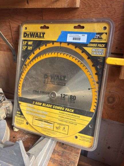 DeWalt 12 inch combo pack sawblades new in package image
