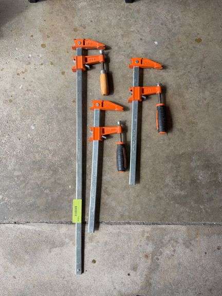 3 Jorgensen bar clamps (2) 12" and (1) 24"