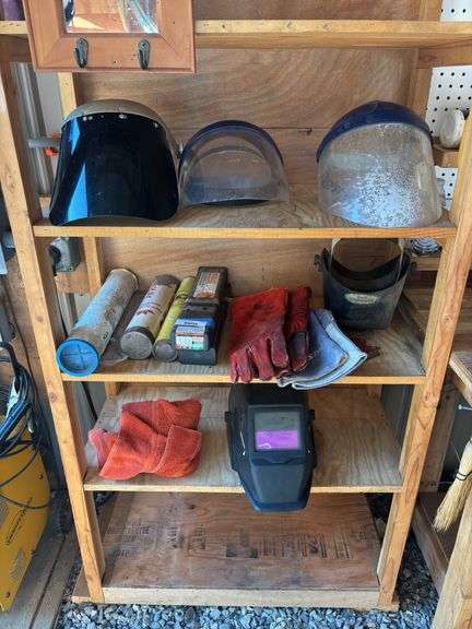 Welding rod, welding gloves, welding helmets and face Shields image